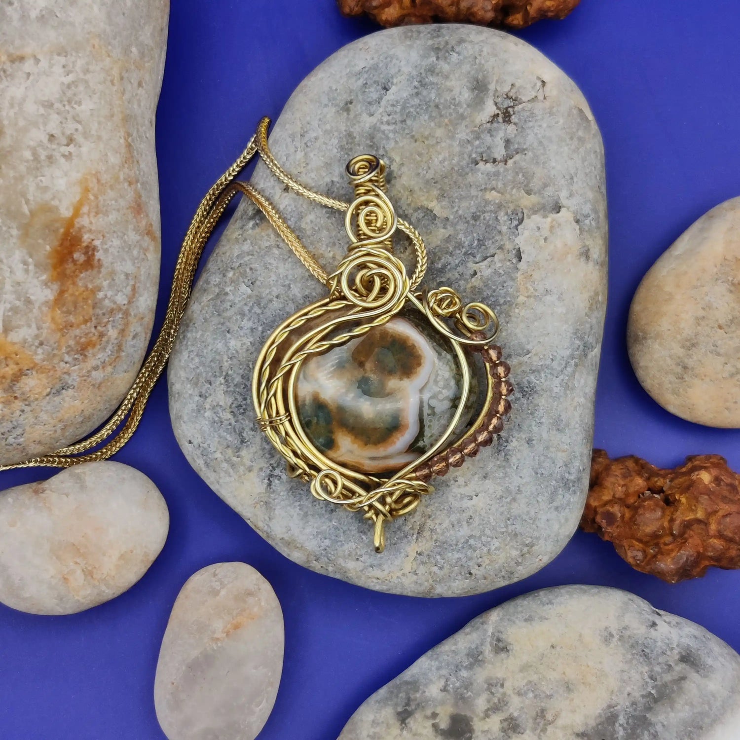 Handcrafted jasper Jewellery at Sanguine Aura
