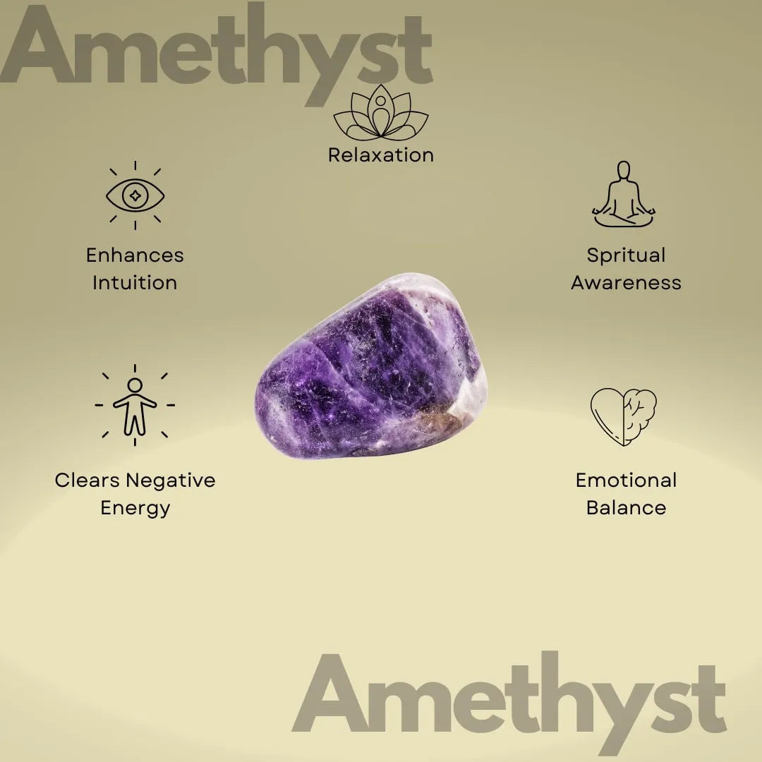 Kanta - Amethyst Ring By Sanguine Aura Handcrafted Jewellery