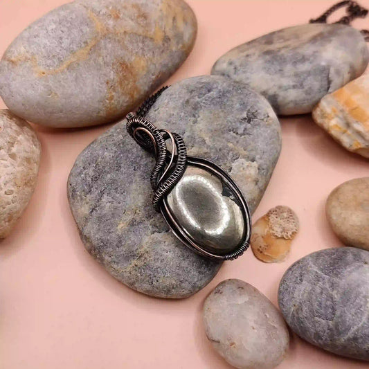 Anushka – Pyrite Necklaces By Sanguine Aura Handcrafted Jewellery
