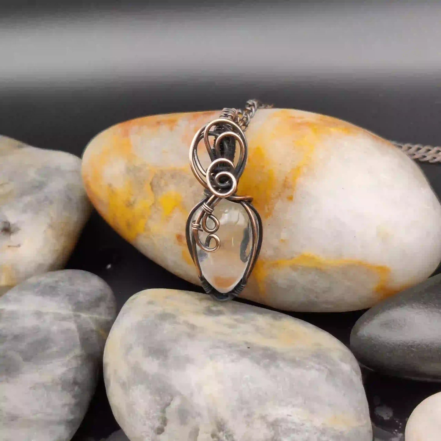 Chara_Clear_Quartz_Necklace-004 By Sanguine Aura Handcrafted Jewellery