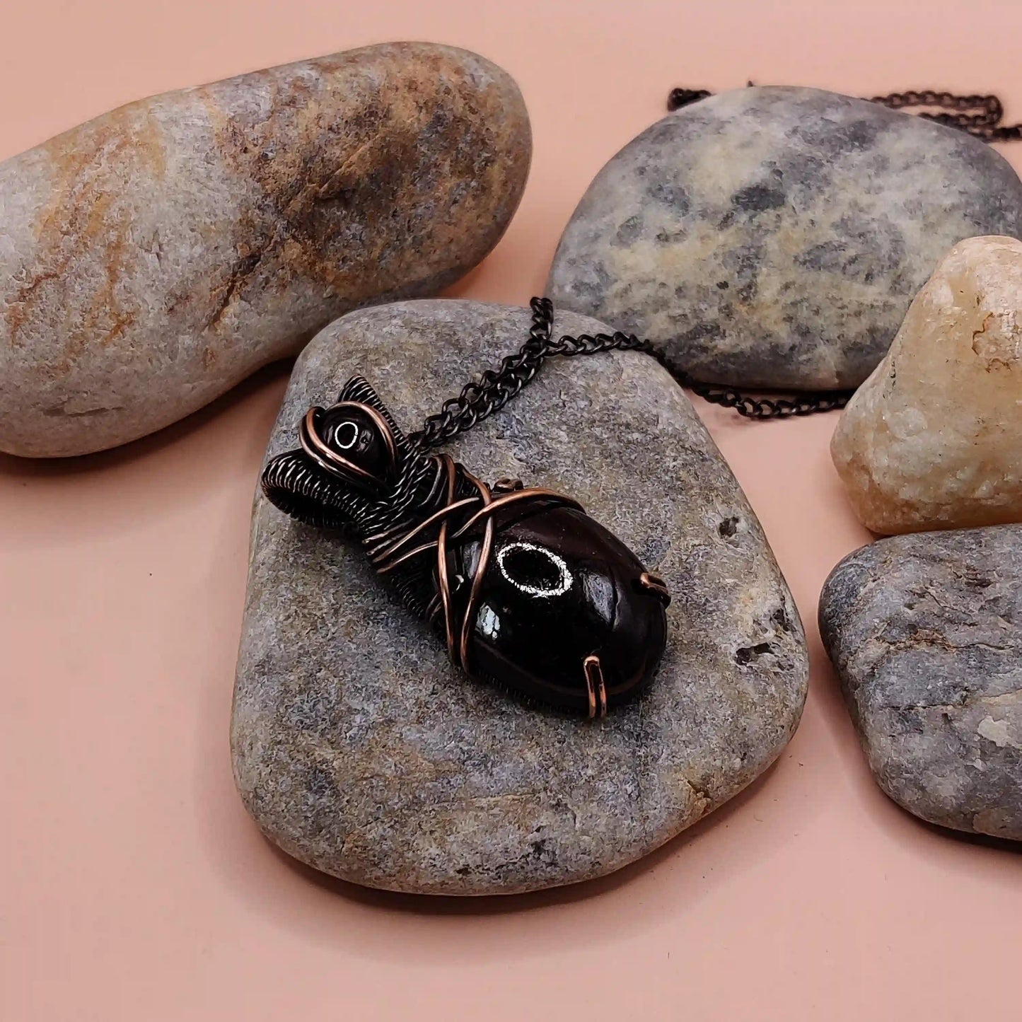 Daiva - Garnet and Garnet Necklace 001 SA1 By Sanguine Aura Handcrafted Jewellery