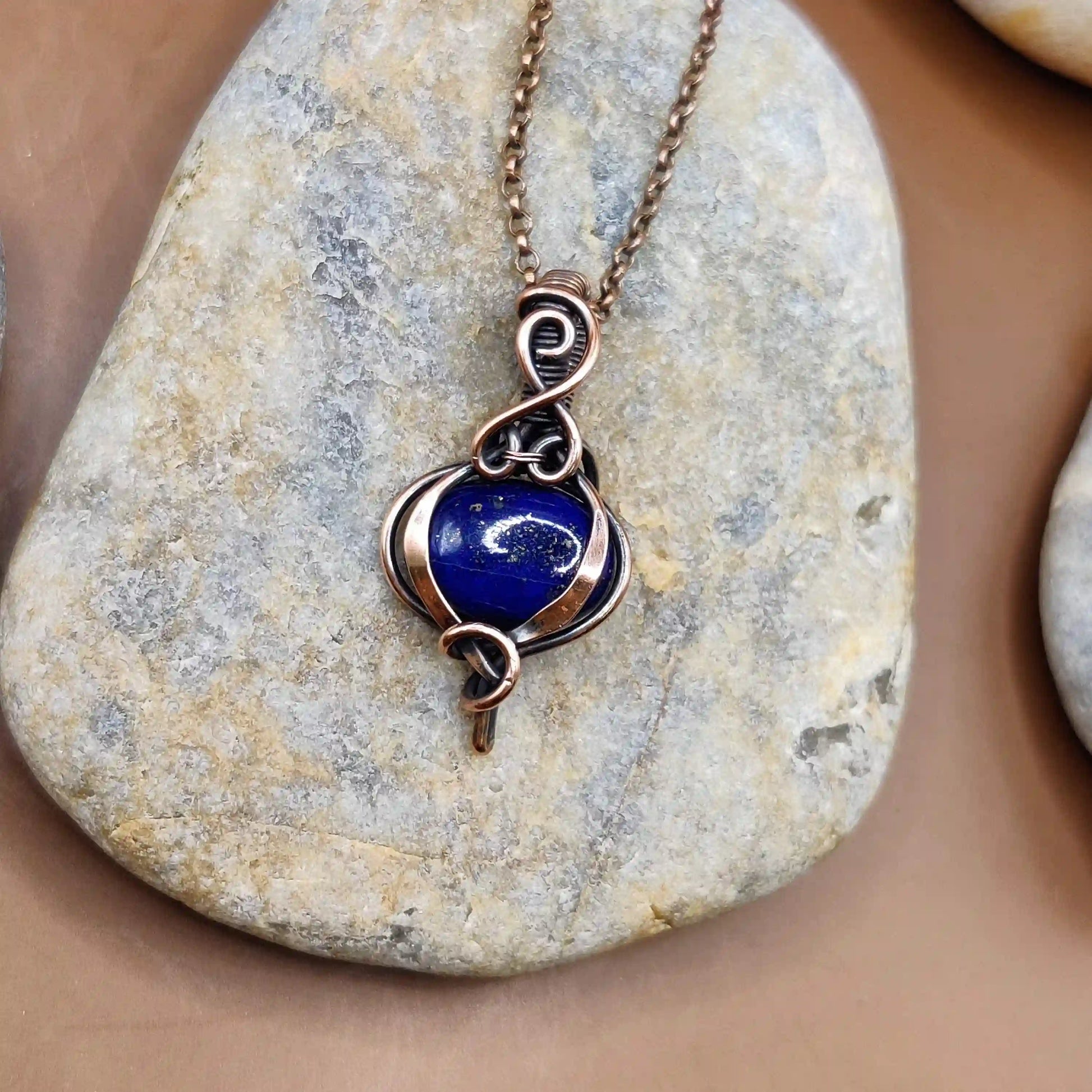 Paloma - Lapis Lazuli Necklace By Sanguine Aura Handcrafted Jewellery