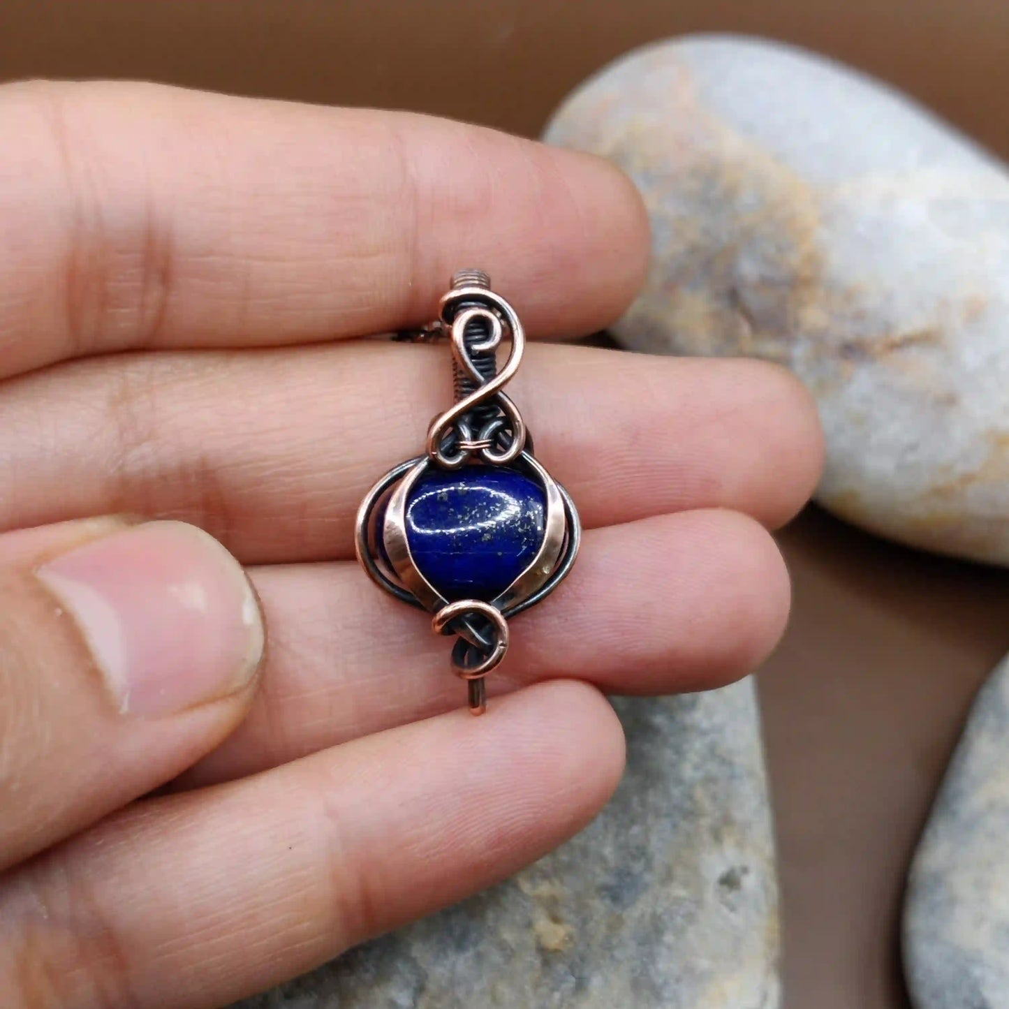 Paloma - Lapis Lazuli Necklace By Sanguine Aura Handcrafted Jewellery