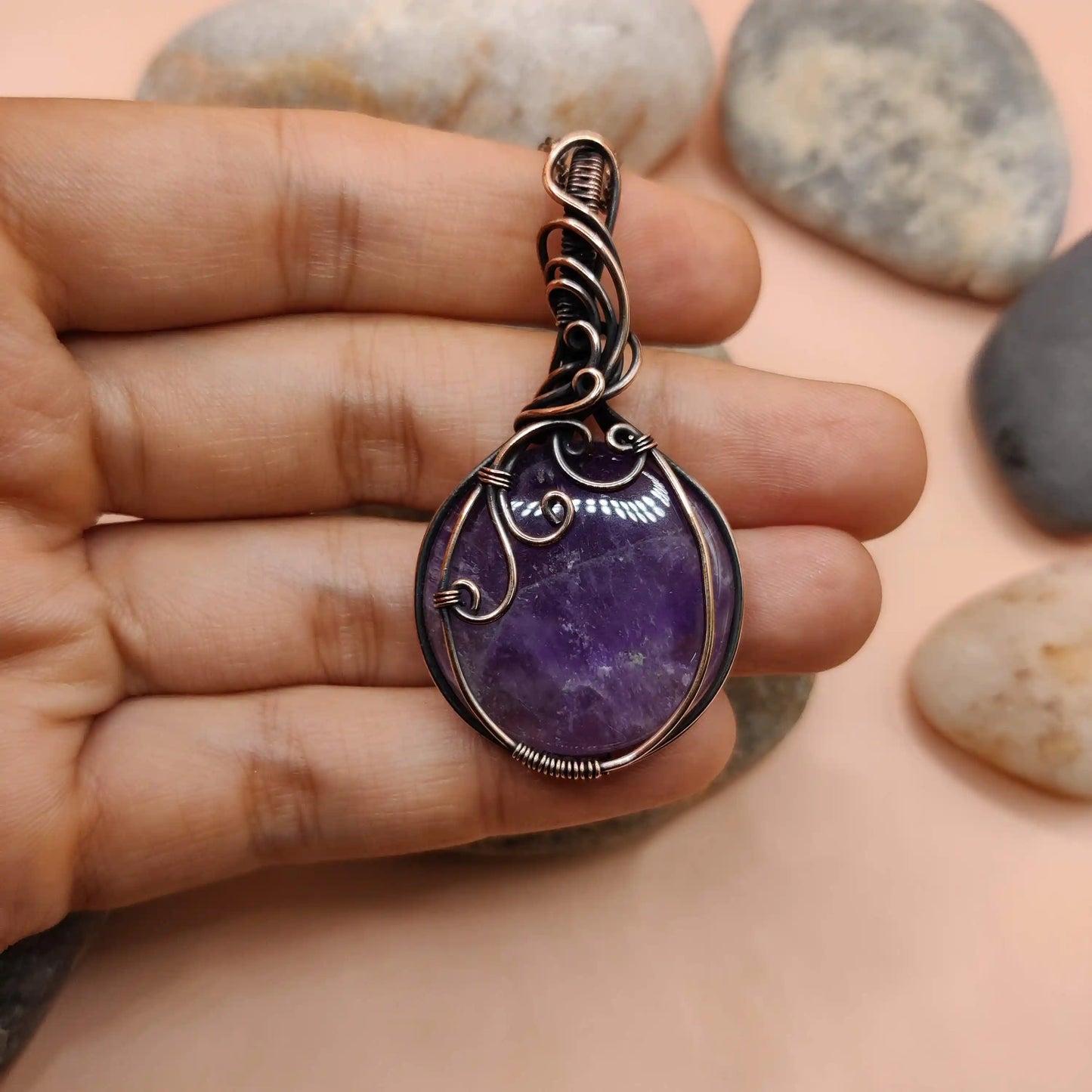 Palak - Amethyst Necklace 001