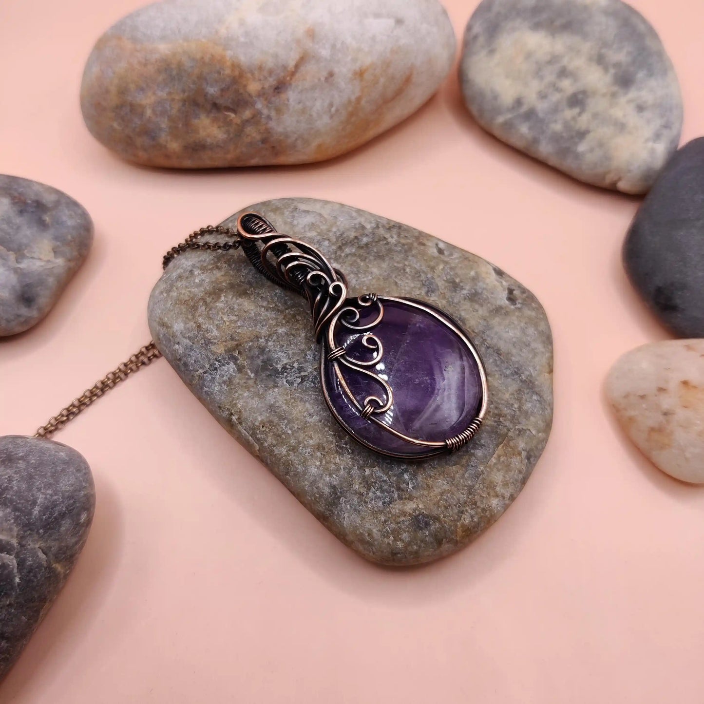 Palak - Amethyst Necklace 001