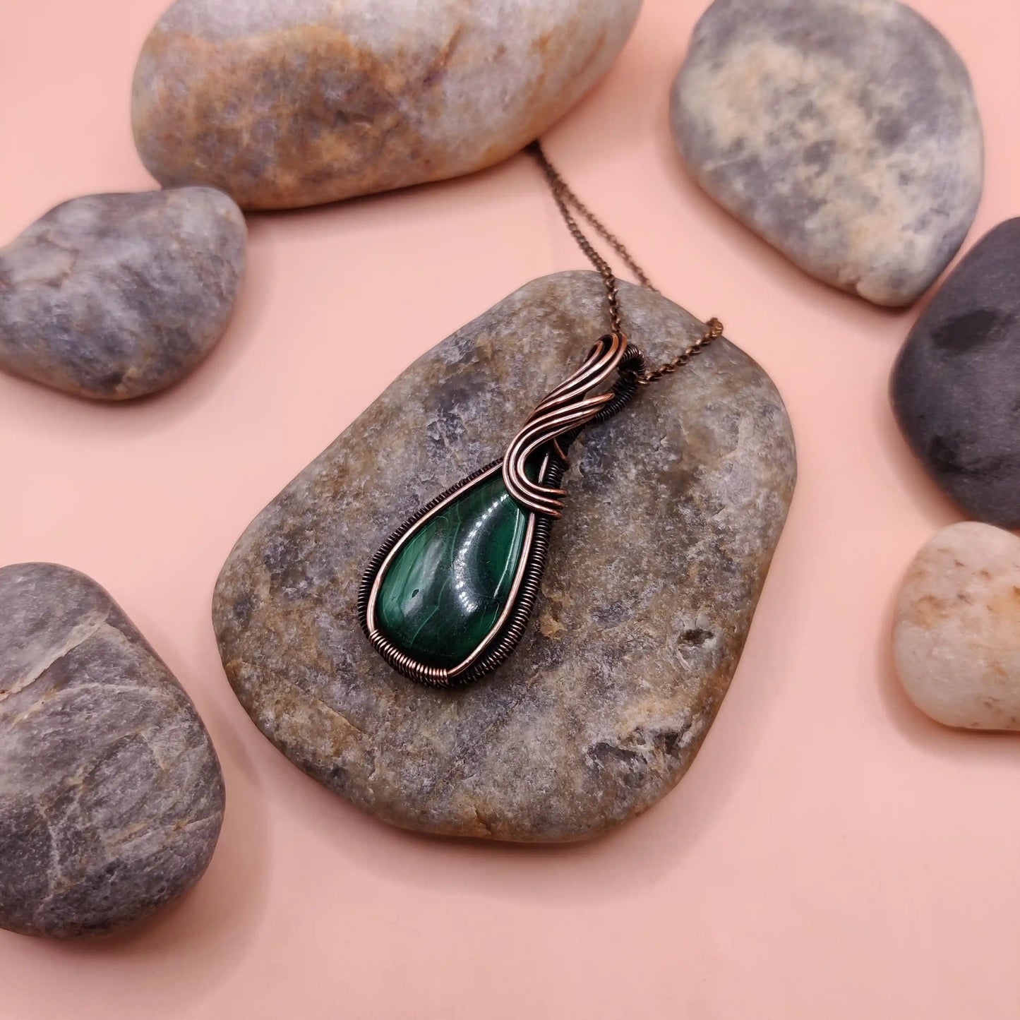 Bodhi - Malachite Necklace 002