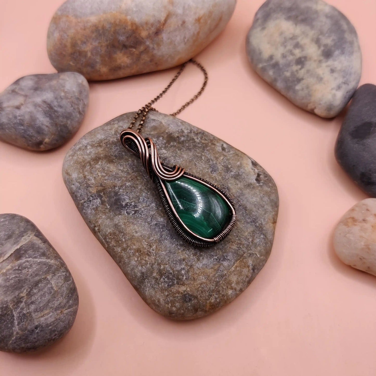 Bodhi - Malachite Necklace 002