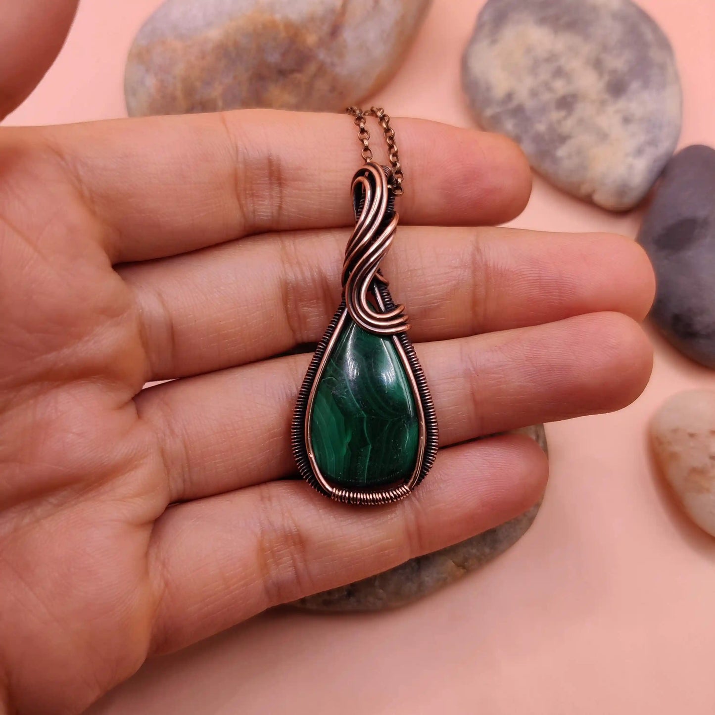 Bodhi - Malachite Necklace 002