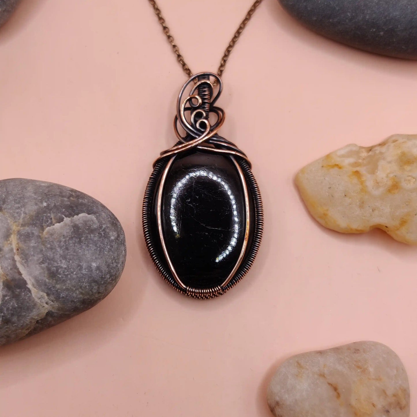 Prisha - Black Tourmaline Necklace 002