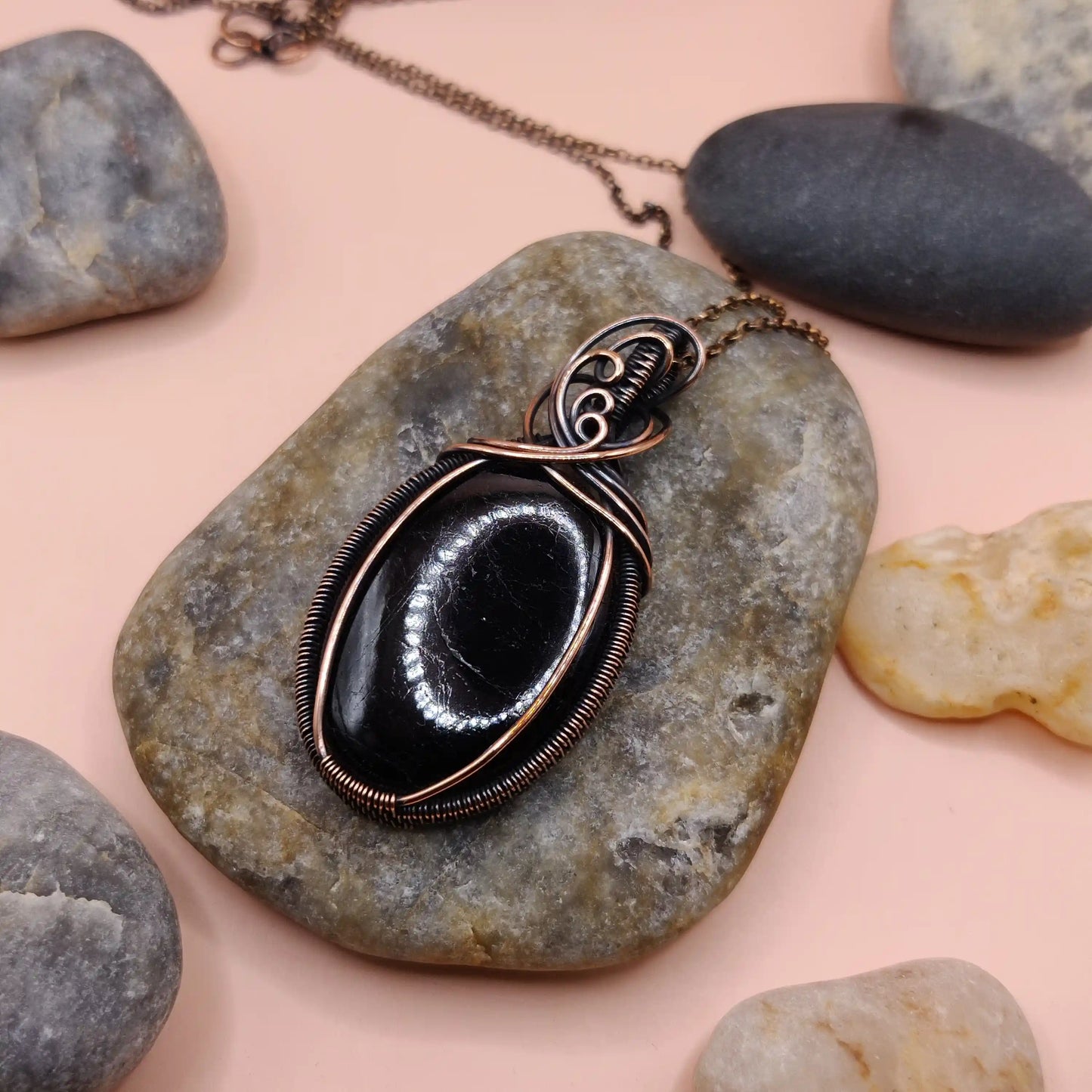 Prisha - Black Tourmaline Necklace 002