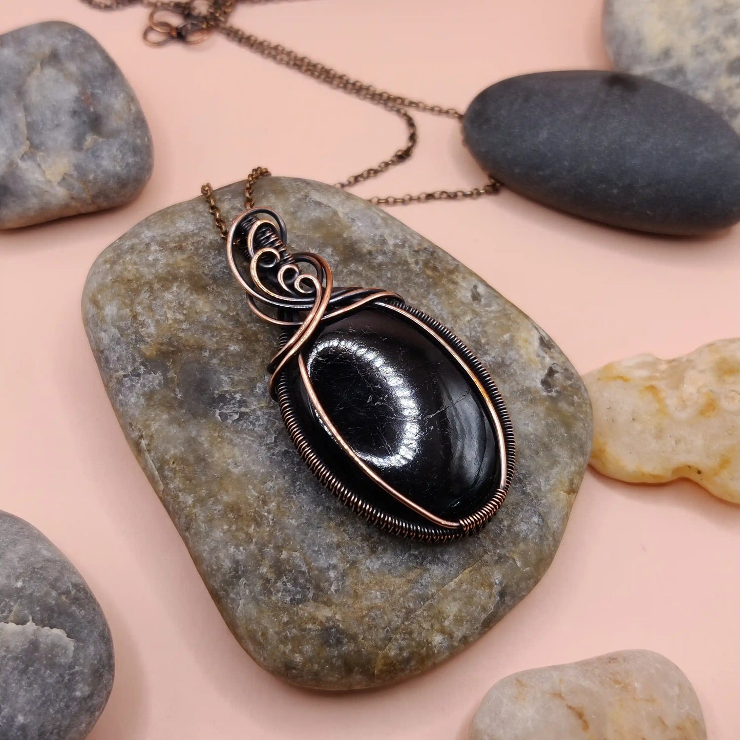 Prisha - Black Tourmaline Necklace 002