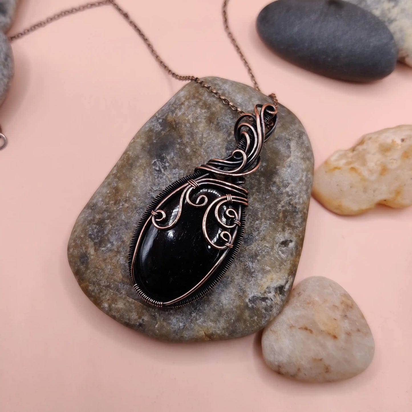 Prisha - Black Tourmaline Necklace 003