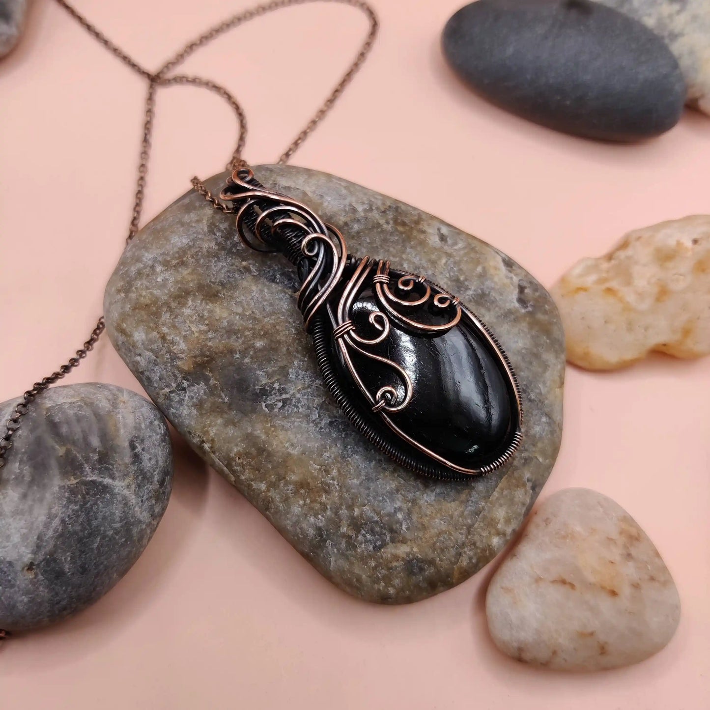 Prisha - Black Tourmaline Necklace 003