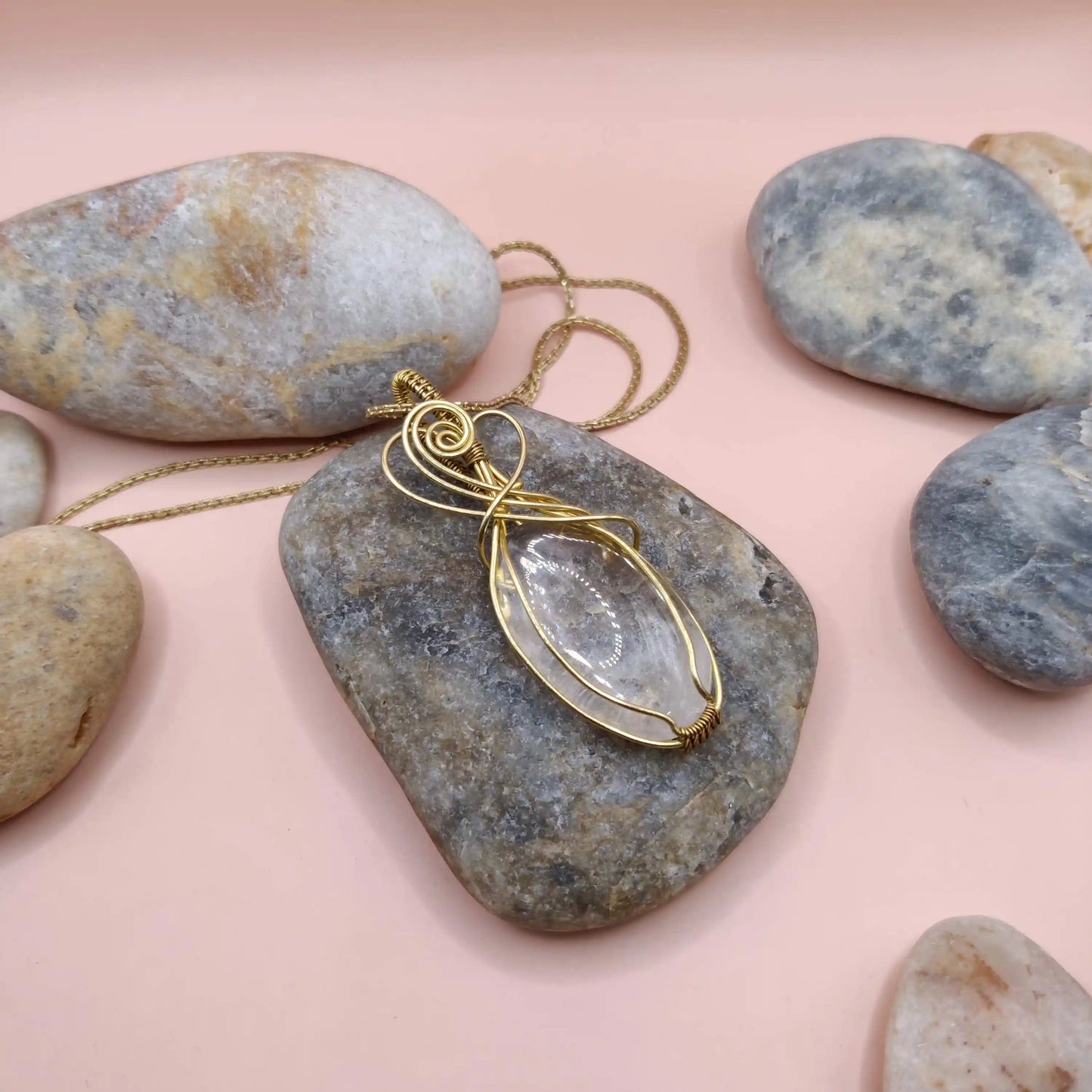 Chara -Clear Quartz Necklace-006