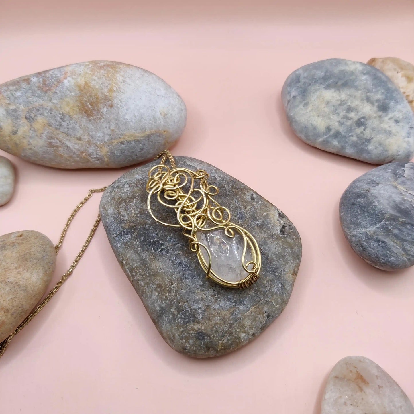 Amoli-Clear Quartz Necklace 002