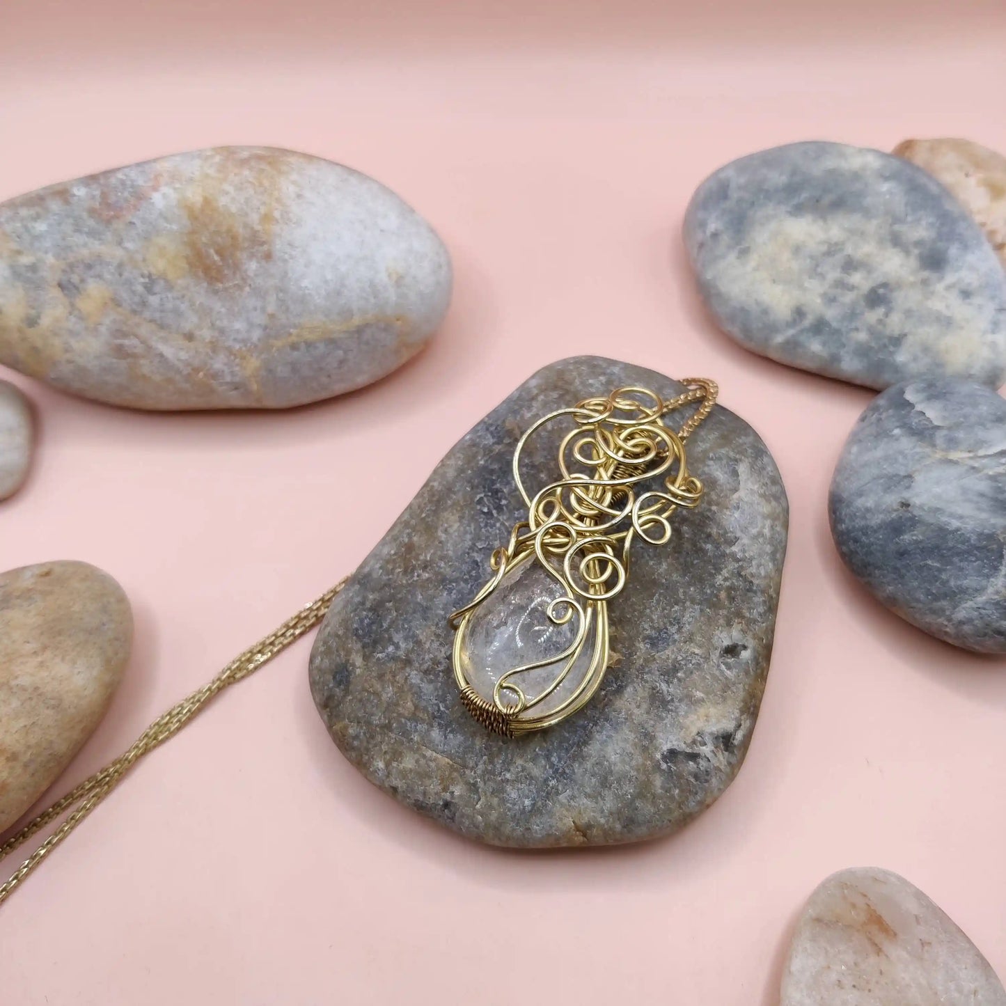 Amoli-Clear Quartz Necklace 002