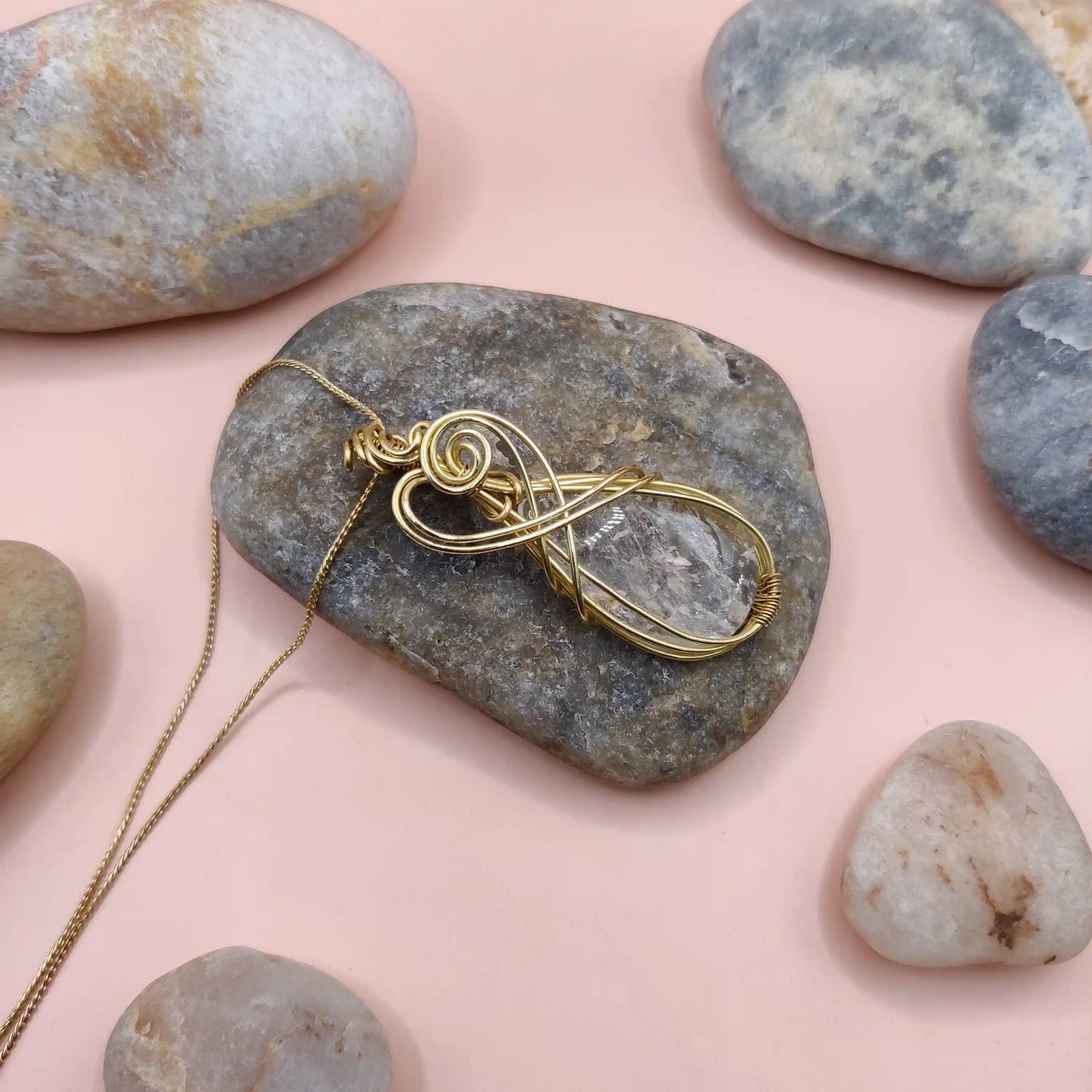 Chara -Clear Quartz Necklace-005