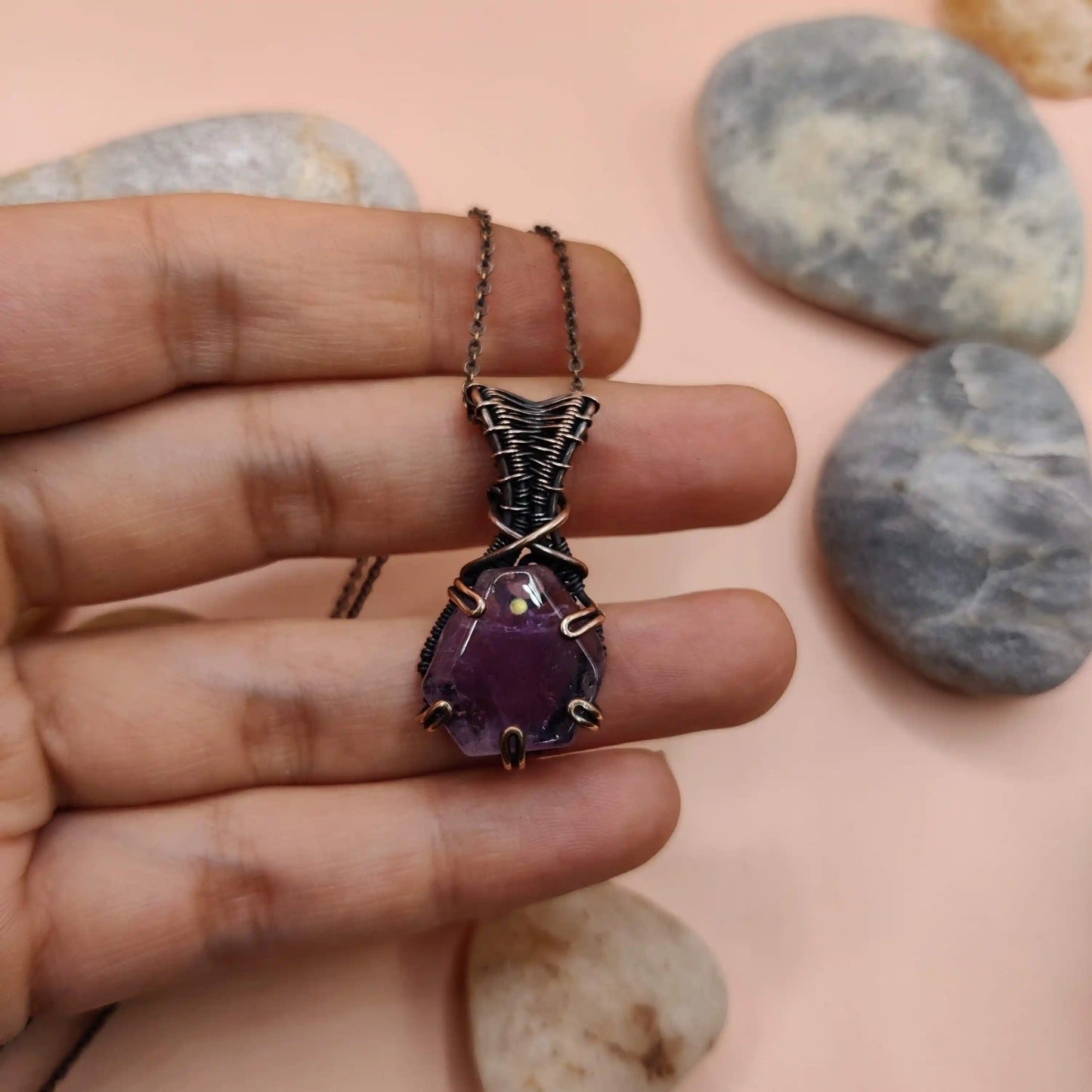 Naya - Amethyst Necklace 001