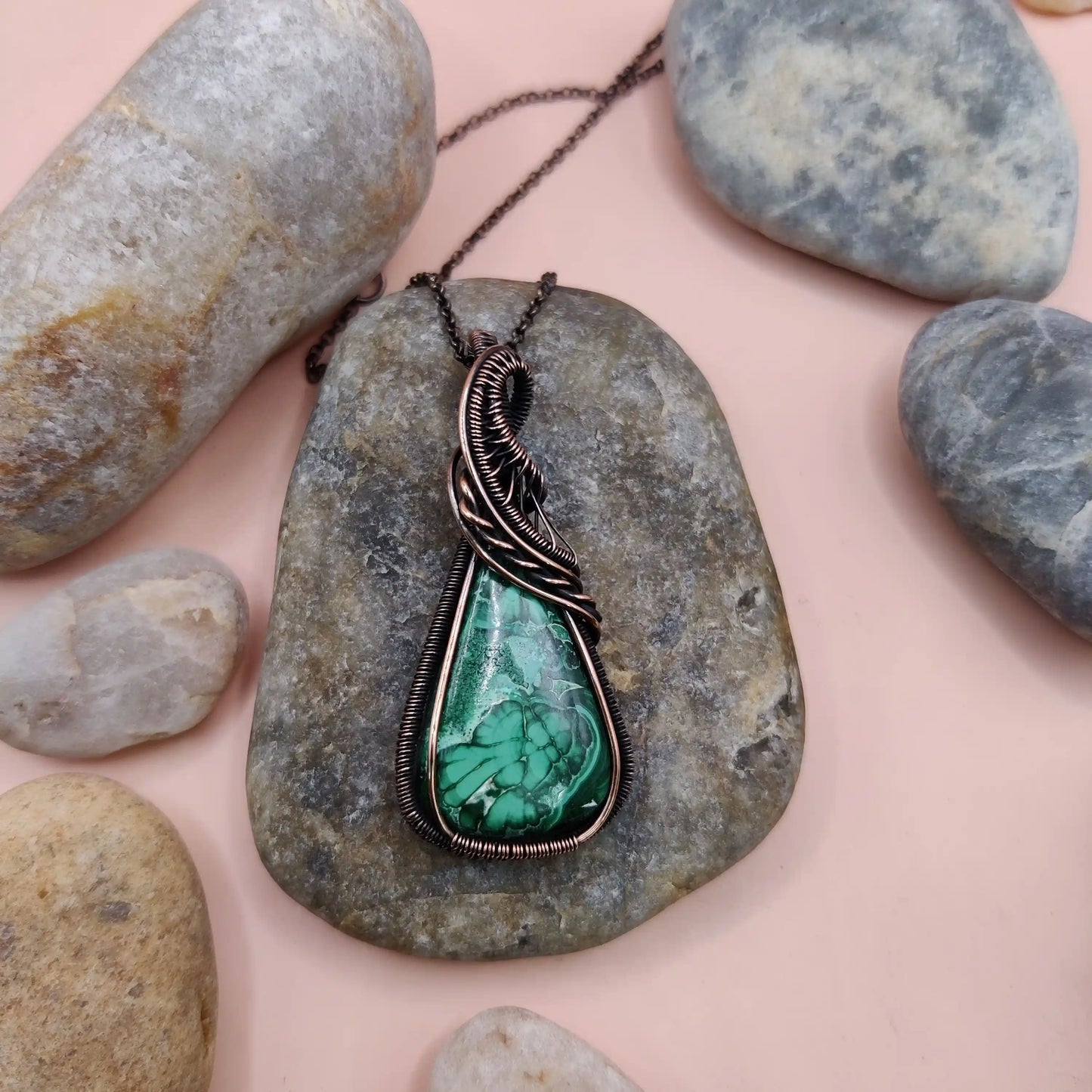 Bodhi - Malachite Necklace 003