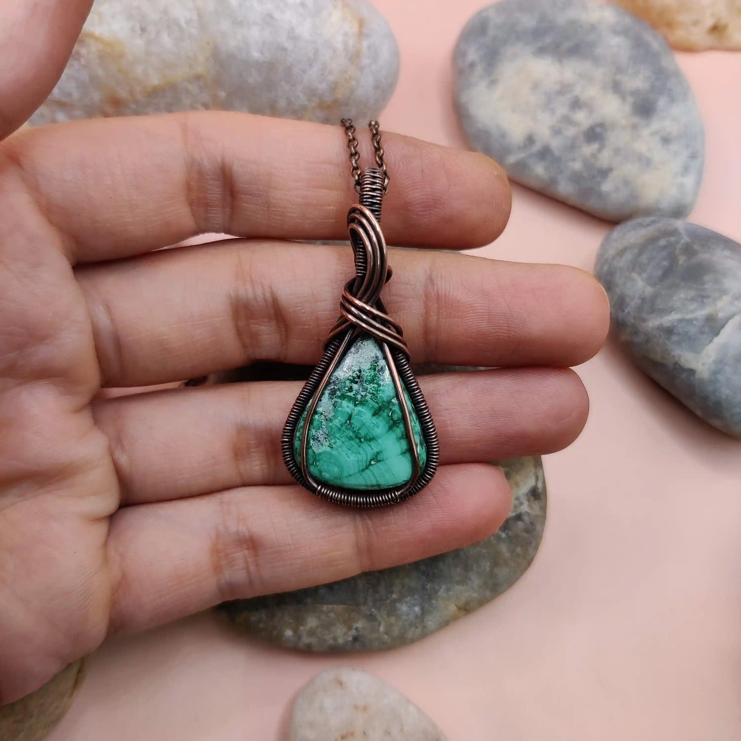 Bodhi - Malachite Necklace 001