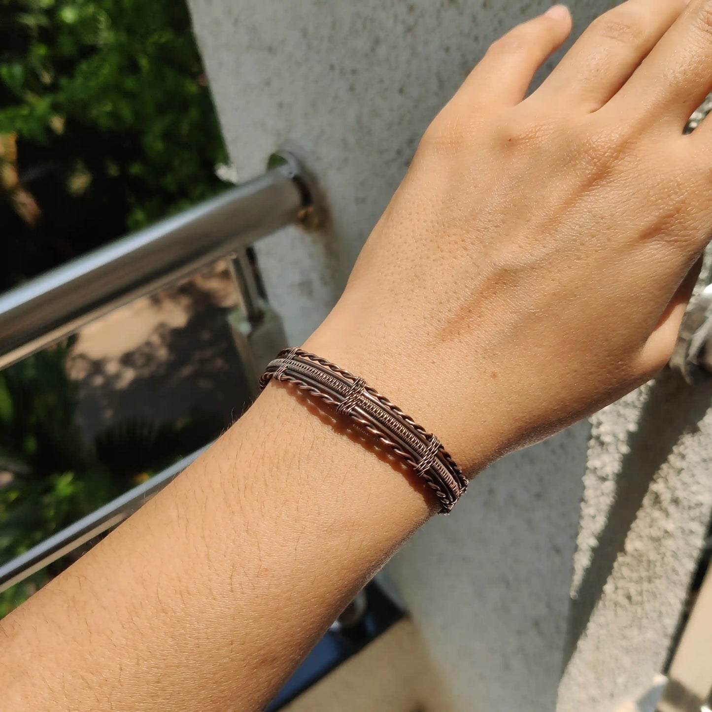 Aaryan - Pure Copper Cuff Bracelet 002