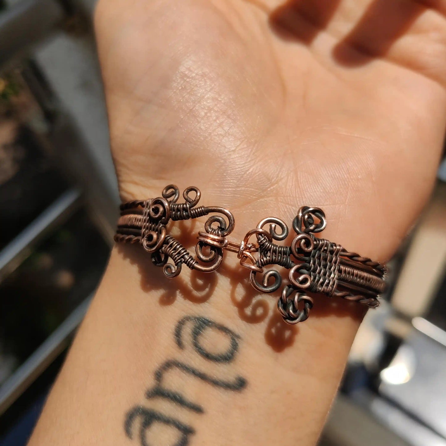 Aaryan - Pure Copper Cuff Bracelet