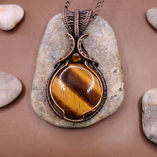 Aadhya - Tiger's Eye Necklace 001
