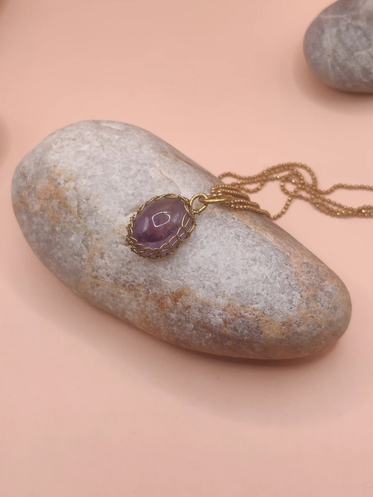 Meera – Lavender Amethyst Necklace – 004