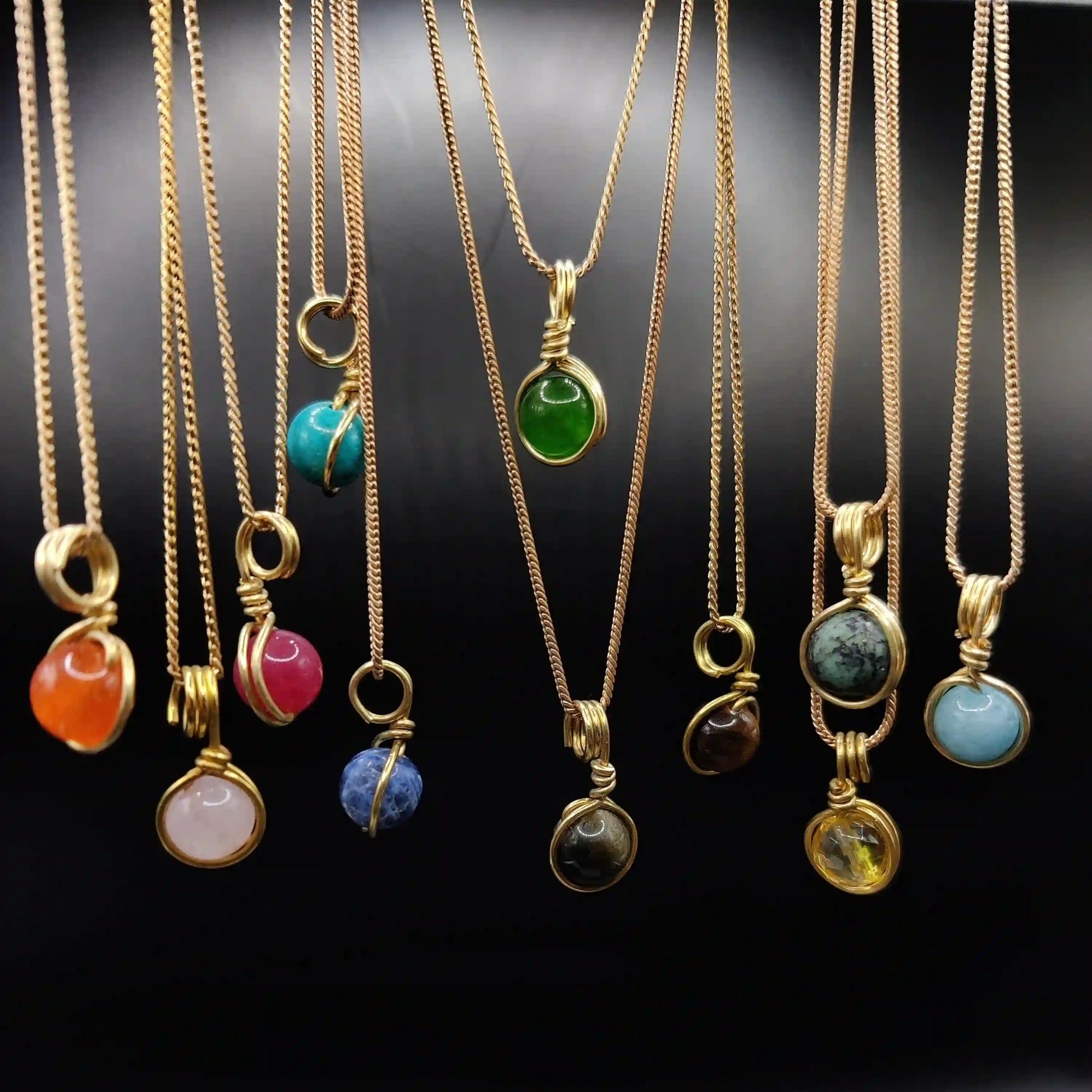 Kanan - Turquoise Necklace SA1 By Sanguine Aura Handcrafted Jewellery
