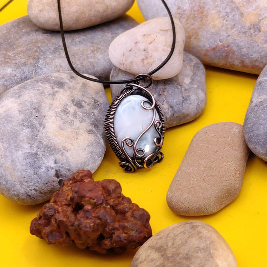 Kanti - Larimar Necklace SA1 By Sanguine Aura Handcrafted Jewellery