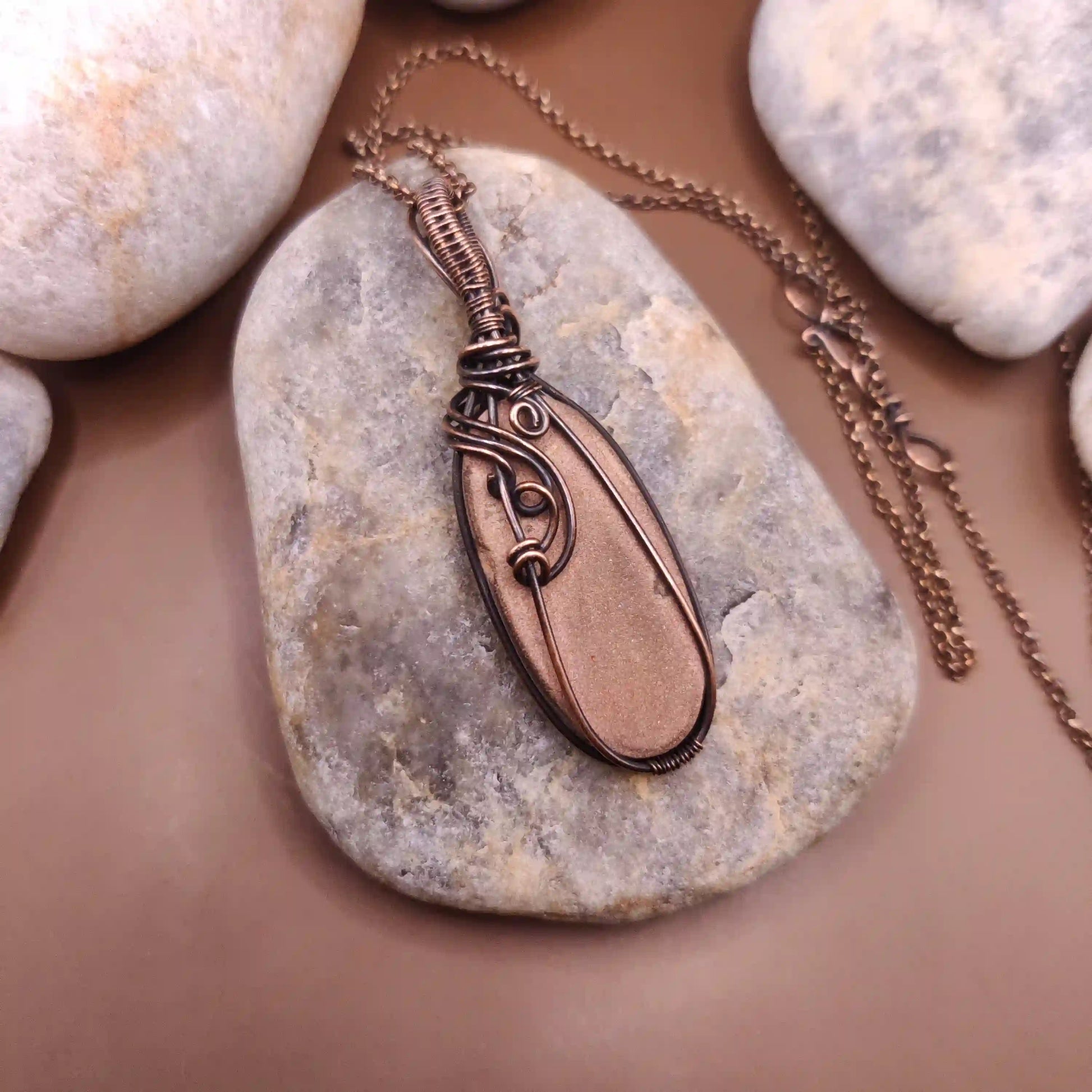Laasya - Psilomelane Dendrite Agate By Sanguine Aura Handcrafted Jewellery
