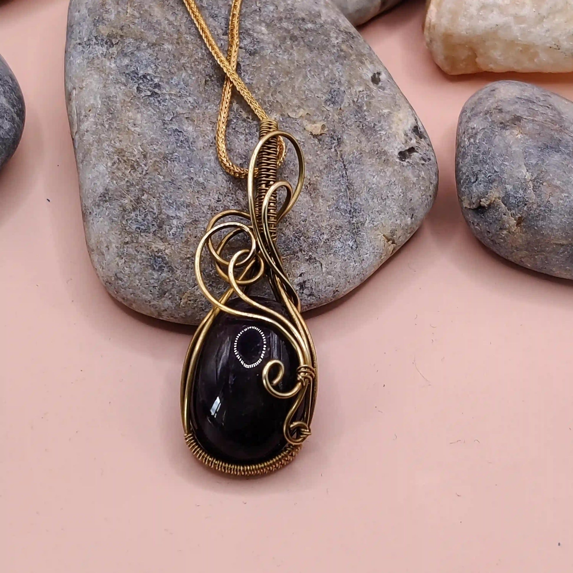 Laasya Amethyst Necklace 005 By Sanguine Aura Handcrafted Jewellery