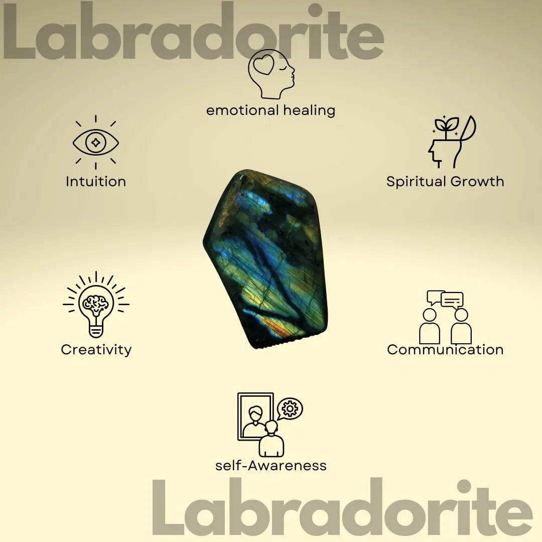 Daiva- Labradorite and Lapis Lazuli Necklace - 001