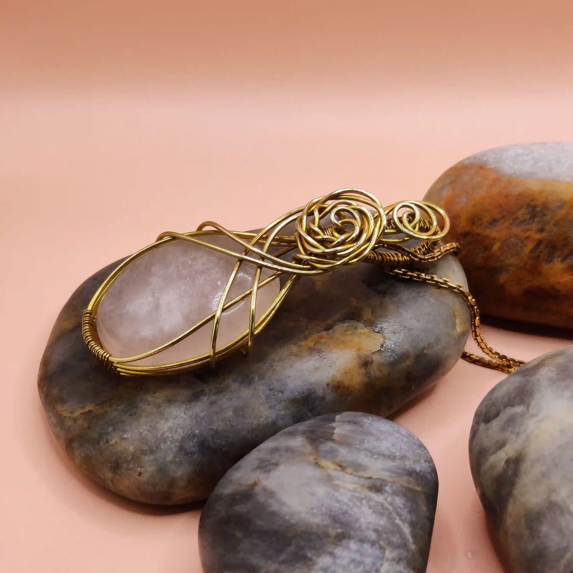 Laksha_Rose_Inspired_Necklaces_SA1 By Sanguine Aura Handcrafted Jewellery