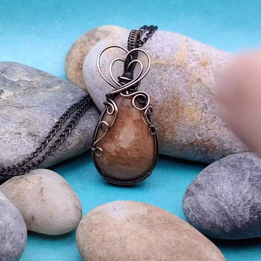Lusha_Pink_Amazonite_Necklace_003 By Sanguine Aura Handcrafted Jewellery