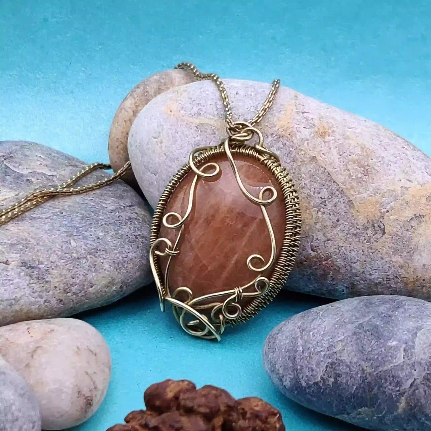 Manovriti -Pink Amazonite Necklace – 002