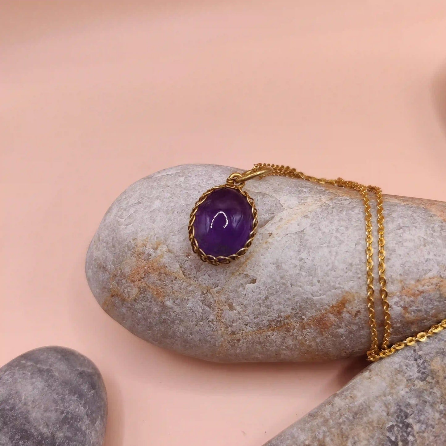 Meera_Amethyst_Necklace_001 SA2 By Sanguine Aura Handcrafted Jewellery