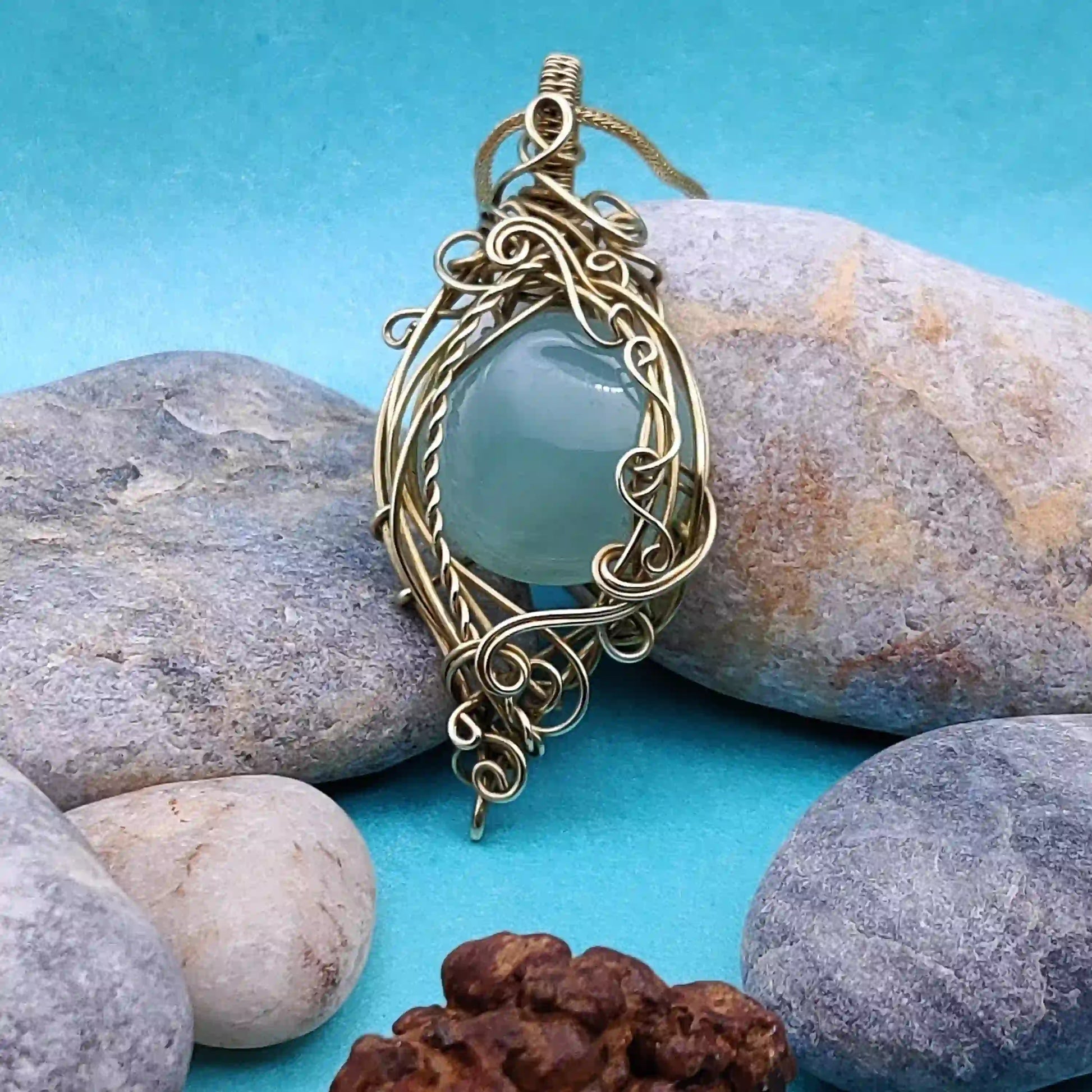 Paloma-_Aqua_Chalcedony_Necklace_002_SA1 By Sanguine Aura Handcrafted Jewellery