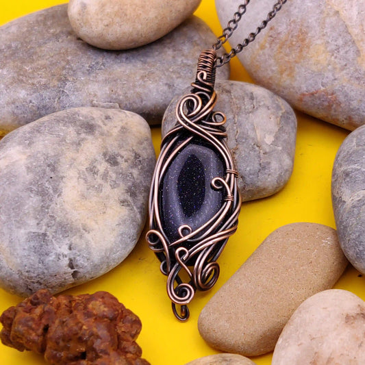 Paloma - Sandstone Necklace 002 SA1 By Sanguine Aura Handcrafted Jewellery