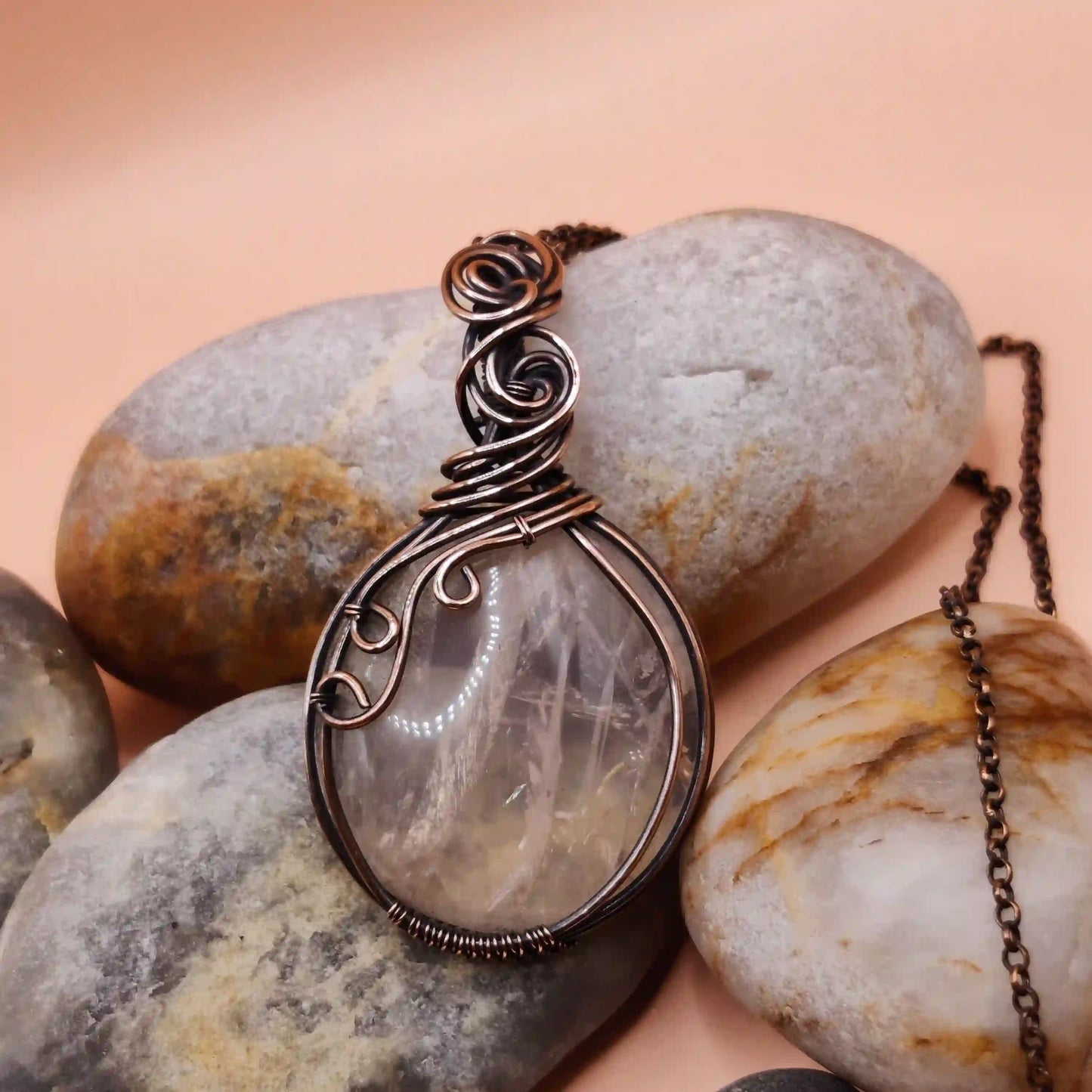 Prisha_Rose_Quartz_Necklaces-002_SA1 By Sanguine Aura Handcrafted Jewellery