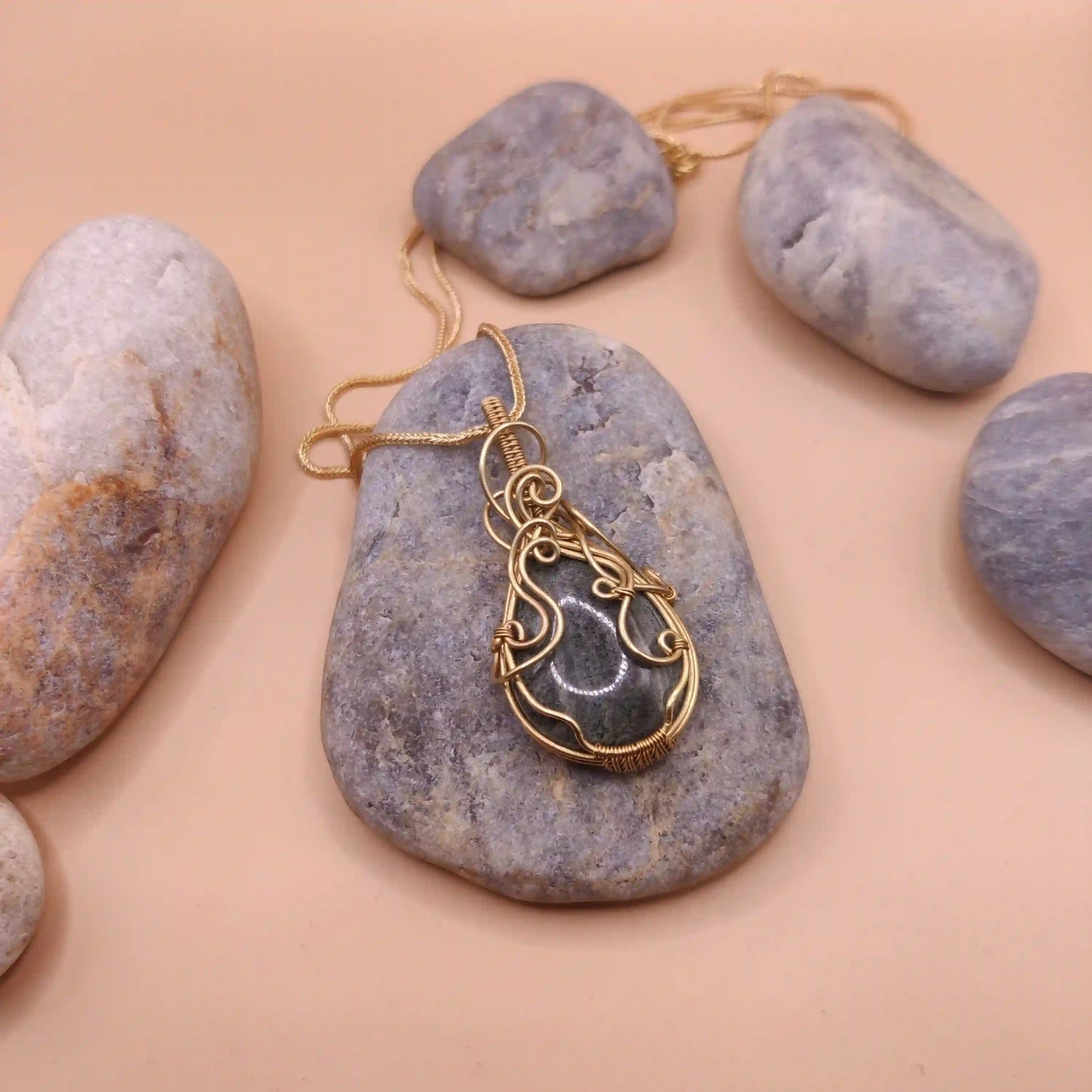 Runi - Jade Necklace SA1 By Sanguine Aura Handcrafted Jewellery