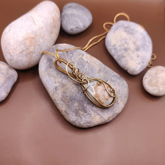 Runi - Jasper Necklace 004 SA2 By Sanguine Aura Handcrafted Jewellery