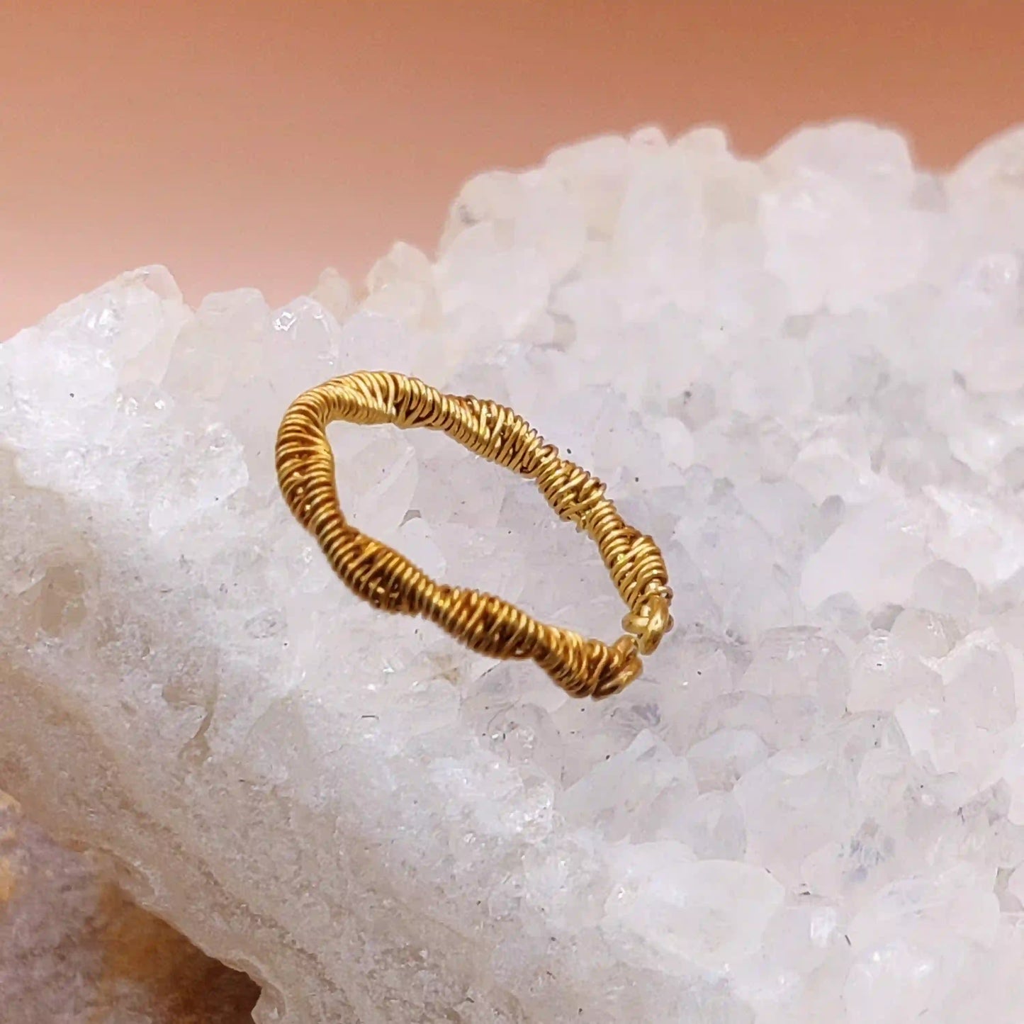 Siya - Brass Ring SA3 By Sanguine Aura Handcrafted Jewellery