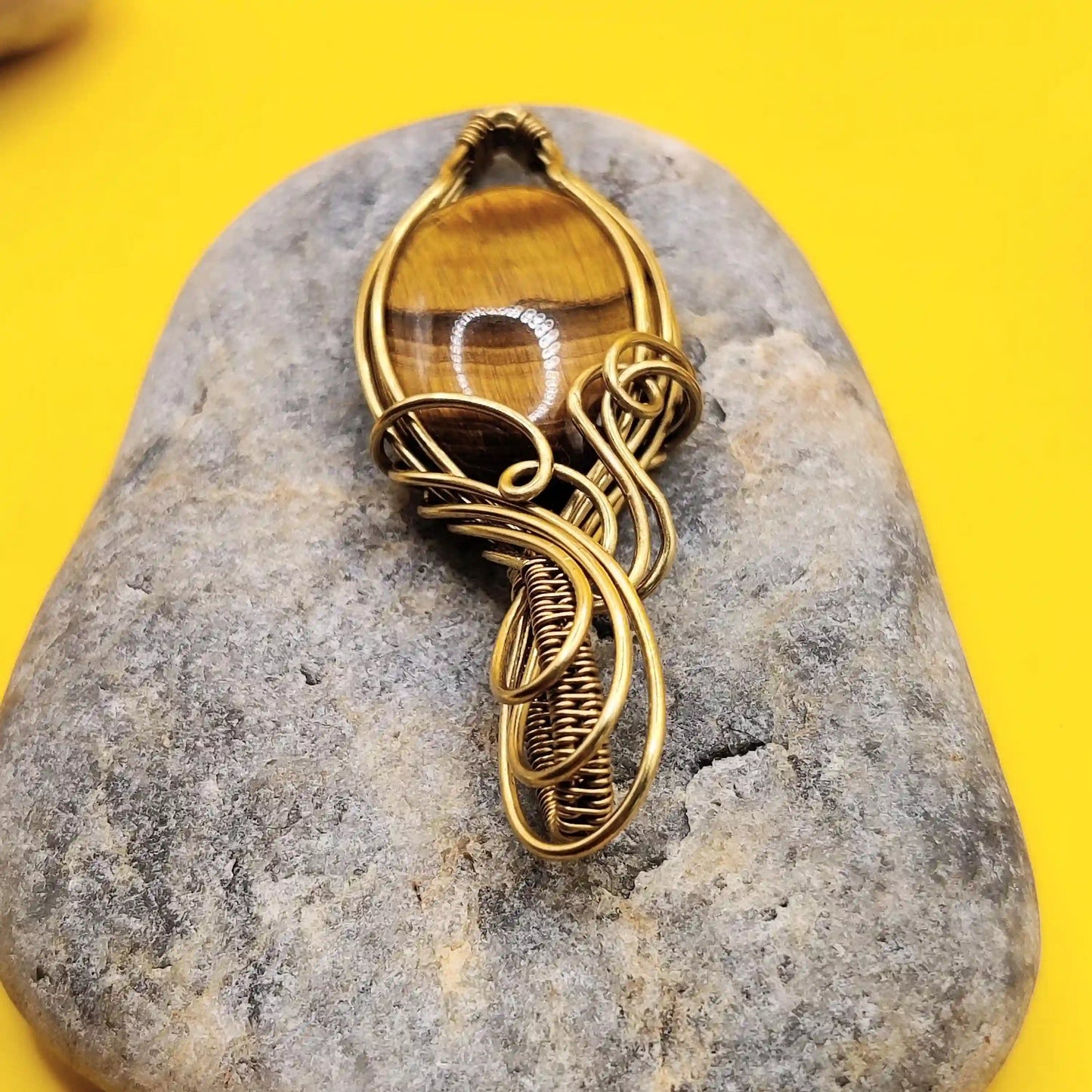 Viti - Tiger's Eye Necklace SA3 By Sanguine Aura Handcrafted Jewellery