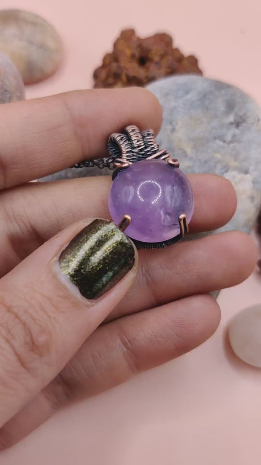 Chaitya - Brazilian Amethyst Necklace