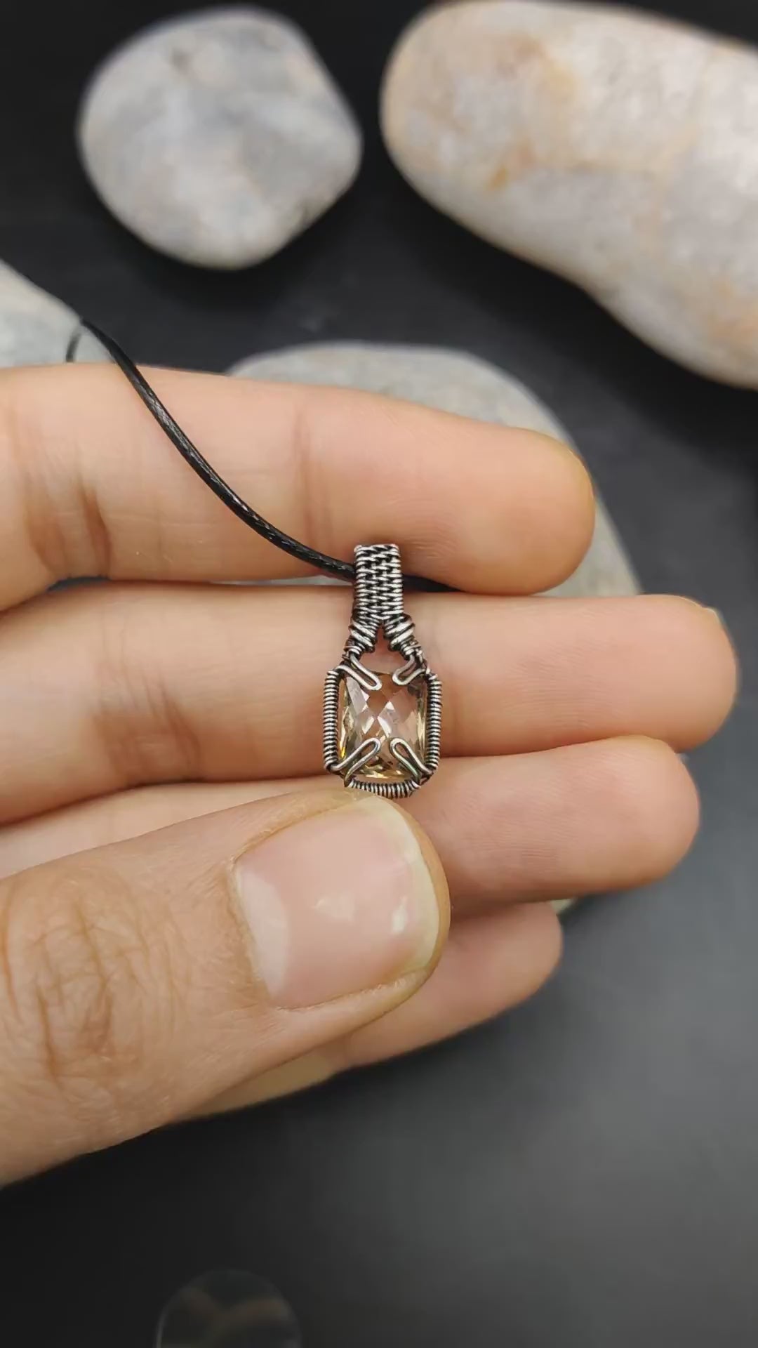 Safal - Citrine Necklace By Sanguine Aura Handcrafted Jewellery
