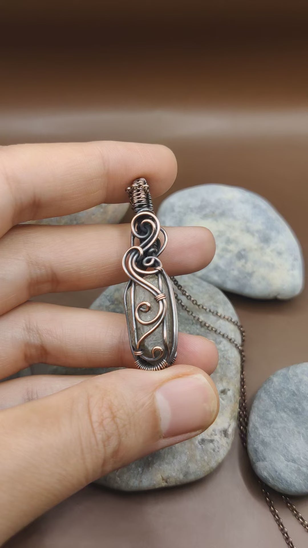 Aadhini - Kundalini Quartz / Citrine Necklace 0013 By Sanguine Aura Handcrafted Jewellery