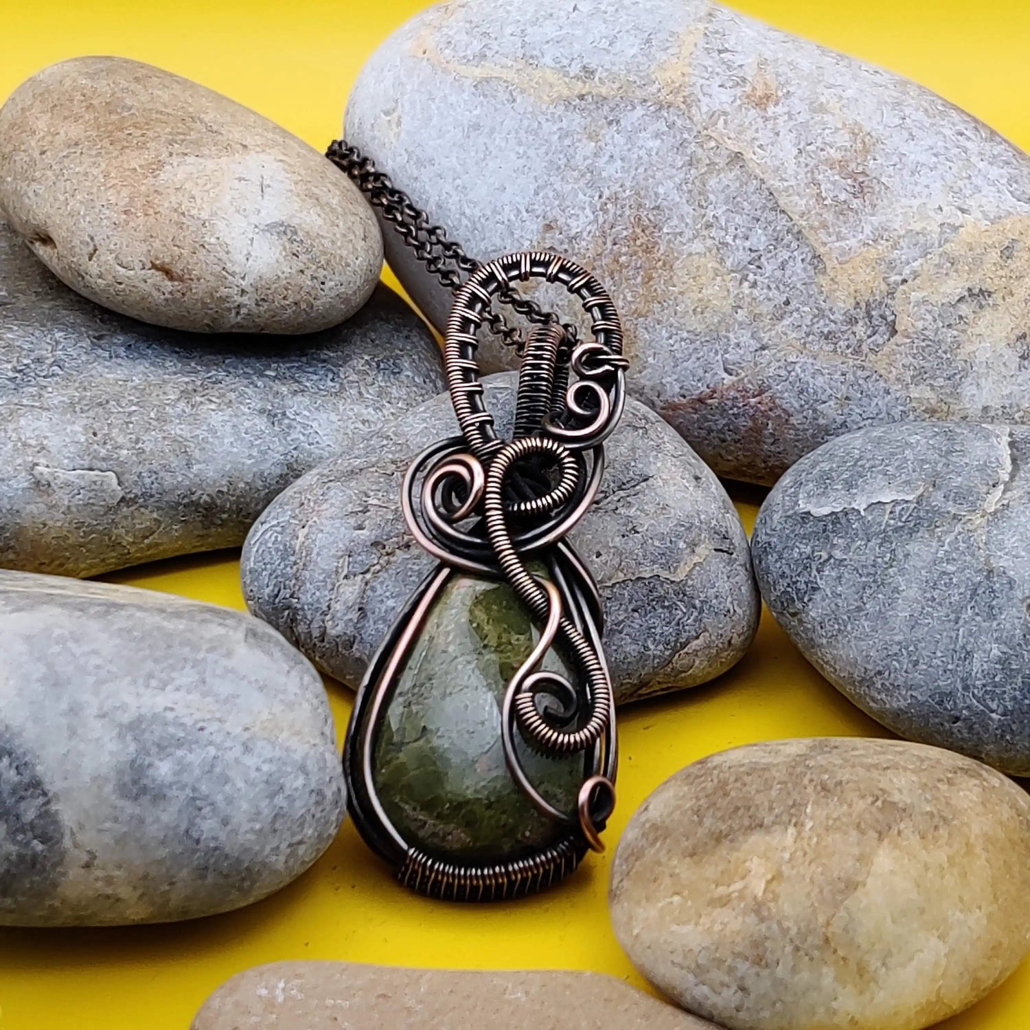 Handcrafted Unakite Jewellery at Sanguine Aura