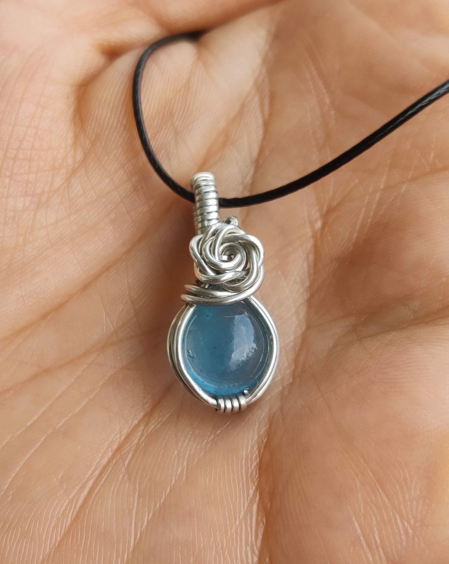 Natural Aquamarine Jewellery at Sanguine Aura Handcrafted Jewellery