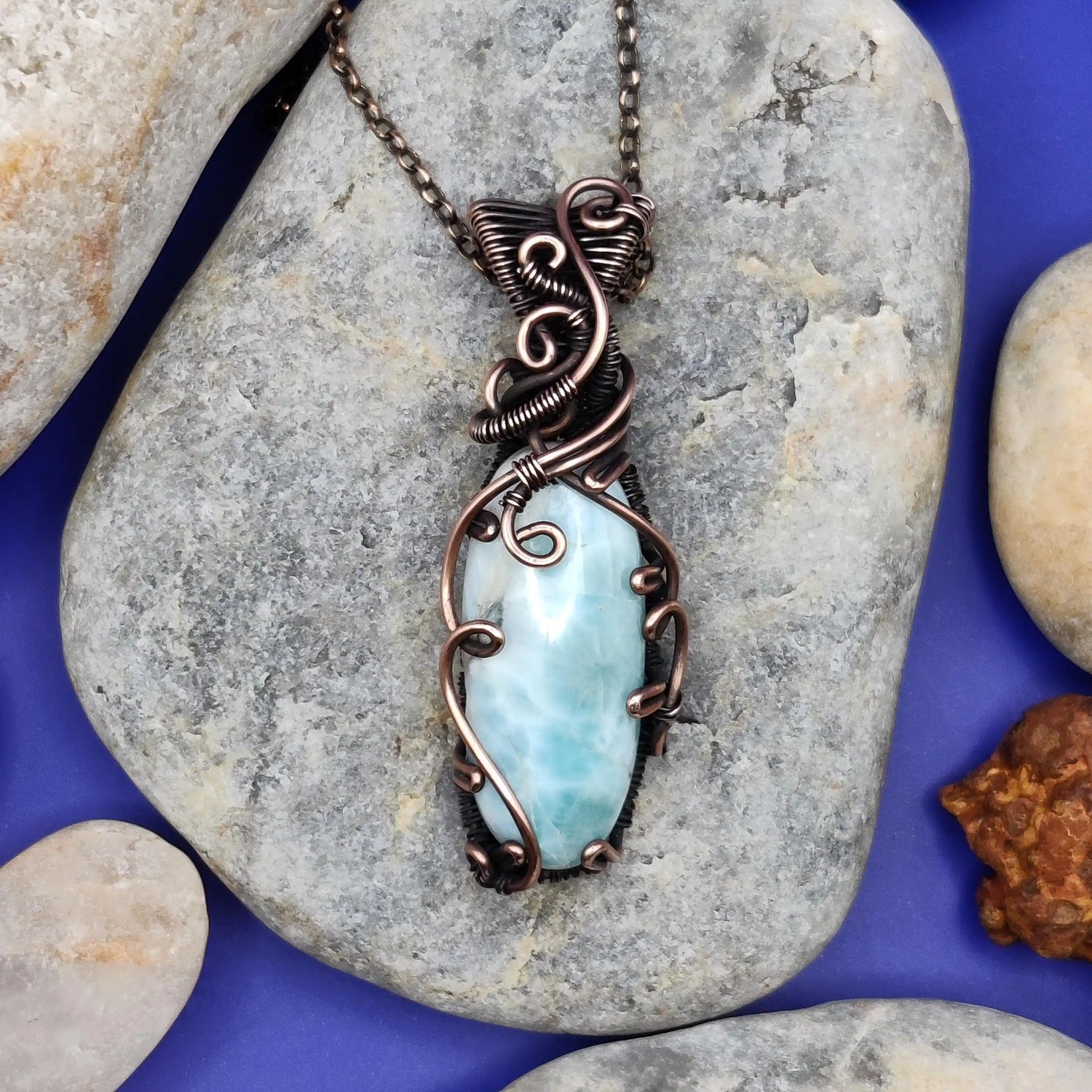 Handcrafted Larimar Jewellery at Sanguine Aura